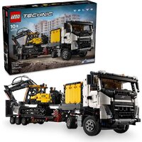 Конструктор LEGO Technic Грузовик Volvo FMX и электрический экскаватор EC230 42175 — Chaika Market
