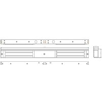 Электромагнитный замок ZKTeco CM-280D - Изображение №2 — Chaika Market