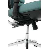 Игровое (геймерское) кресло Jiqiao R6001-ЧЗ (черный/бирюзовый) - Изображение №9 — Chaika Market