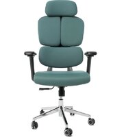 Игровое (геймерское) кресло Jiqiao R6001-ЧЗ (черный/бирюзовый) - Изображение №2 — Chaika Market