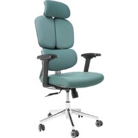 Игровое (геймерское) кресло Jiqiao R6001-ЧЗ (черный/бирюзовый) — Chaika Market