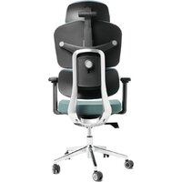 Игровое (геймерское) кресло Jiqiao R6001-ЧЗ (черный/бирюзовый) - Изображение №6 — Chaika Market