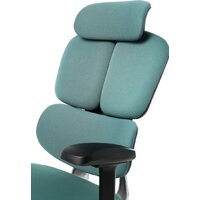 Игровое (геймерское) кресло Jiqiao R6001-ЧЗ (черный/бирюзовый) - Изображение №10 — Chaika Market