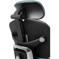 Игровое (геймерское) кресло Jiqiao R6001-ЧЗ (черный/бирюзовый) - Изображение №8 — Chaika Market