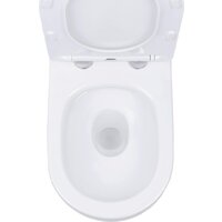 Унитаз подвесной Roxen Antares One Rimless 6 в 1 StounFix Dual Fresh 613423 (оружейная сталь/металл) - Изображение №10 — Chaika Market