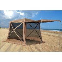 Кемпинговая палатка Higashi Pyramid Mesh Sand Кухня-шатер 05066 - Изображение №3 — Chaika Market