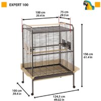 Клетка Ferplast Expert 100 55042521 - Изображение №2 — Chaika Market