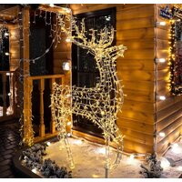 3D-фигура Neon-Night Олень 115х195 см 501-236 (теплый белый) - Изображение №4 — Chaika Market