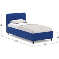 Кровать Moon Family 1253 MF008522 90x200 - Изображение №9 — Chaika Market