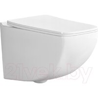 Унитаз подвесной Saniteco KW-99048 + Marberg 507 RD MT-BL + Marberg 507 - Изображение №5 — Chaika Market