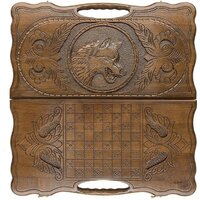 Шашки/нарды Haleyan Волк kh052-6 - Изображение №3 — Chaika Market