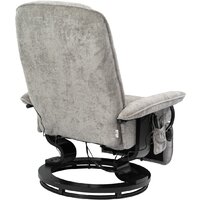 Массажное кресло Calviano 23 (серый плюш) - Изображение №3 — Chaika Market