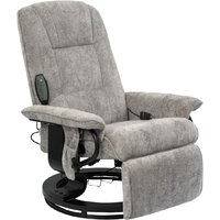 Массажное кресло Calviano 23 (серый плюш) — Chaika Market