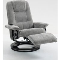 Массажное кресло Calviano 23 (серый плюш) - Изображение №6 — Chaika Market