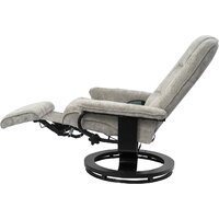 Массажное кресло Calviano 23 (серый плюш) - Изображение №5 — Chaika Market