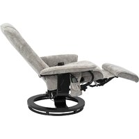 Массажное кресло Calviano 23 (серый плюш) - Изображение №4 — Chaika Market