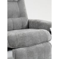 Массажное кресло Calviano 23 (серый плюш) - Изображение №8 — Chaika Market