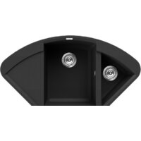 Кухонная мойка Elleci Easy Corner Full Black 40 — Chaika Market
