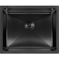Кухонная мойка ARFEKA ECO AR 550*450 BLACK PVD NANO DECOR MILLET GRAINS — Chaika Market