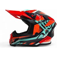 Мотошлем AIM RH855 Fiber Glass Vexo RH855V-BRB-L (L, красный/синий) - Изображение №3 — Chaika Market