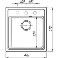 Кухонная мойка ARFEKA Dalago 47 Wet Graphite - Изображение №5 — Chaika Market