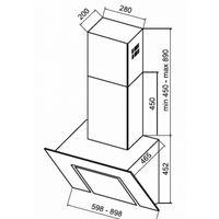 Кухонная вытяжка KUPPERSBERG F 660 W - Изображение №2 — Chaika Market