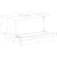 Кухонная вытяжка Backer TH60CL-2F200-SHINY BLACK RC - Изображение №4 — Chaika Market