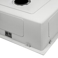 Кухонная мойка ARFEKA ECO AR 550*450 BLACK PVD NANO DECOR VOLCANIC ROCK - Изображение №8 — Chaika Market