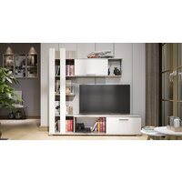 Стенка Трия Колетта (дуб крафт серый/белый) — Chaika Market