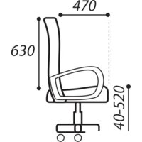 Офисное кресло Brabix Line EX-530 (черный) - Изображение №14 — Chaika Market