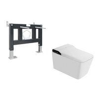 Унитаз подвесной Abber Bequem AC1215S-AC0101P (с импульсным смывом) — Chaika Market