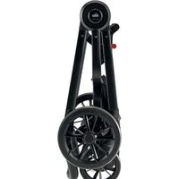 Универсальная коляска CAM Posh (2 в 1, оливковый/рама матовый черный) - Изображение №4 — Chaika Market