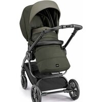 Универсальная коляска CAM Posh (2 в 1, оливковый/рама матовый черный) - Изображение №2 — Chaika Market
