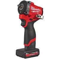 Гайковерт Milwaukee M12 FCIWF38G3-502X Fuel 4933493452 (с 2-мя АКБ, кейс) - Изображение №2 — Chaika Market