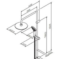 Душевая система  AM.PM Gem F0790000 - Изображение №8 — Chaika Market