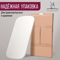 Столешница Millwood Закругленная 140x80x3.6 (белый) - Изображение №8 — Chaika Market