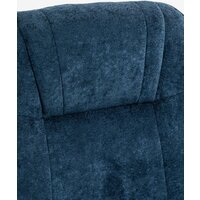 Массажное кресло Calviano 22 (синий плюш) - Изображение №2 — Chaika Market