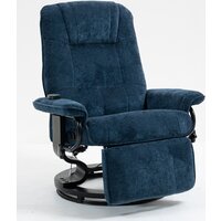 Массажное кресло Calviano 22 (синий плюш) - Изображение №13 — Chaika Market