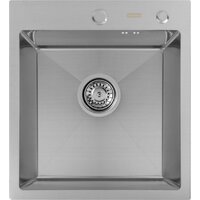 Кухонная мойка ARFEKA ECO AR 450*500 SATIN DECOR MILLET GRAINS - Изображение №2 — Chaika Market