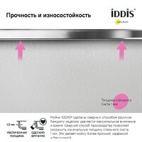 Кухонная мойка IDDIS Edifice EDI54G0i77 - Изображение №5 — Chaika Market