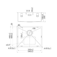 Кухонная мойка IDDIS Edifice EDI54G0i77 - Изображение №10 — Chaika Market