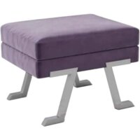 Банкетка Hype Mebel Битл (белый/фиолетовый) — Chaika Market