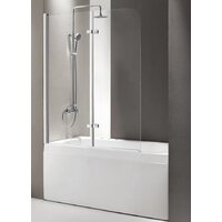 Стеклянная шторка для ванны Cezares ECO-O-V-21-120/140-C-Cr — Chaika Market