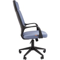 Офисное кресло CHAIRMAN 525 (T-02 голубой) - Изображение №3 — Chaika Market