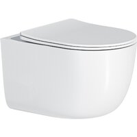 Унитаз подвесной Roxen Vortex в комплекте с инсталляцией StounFix Dual Fresh 6 в 1 968483 (кнопка: брашированное золото) - Изображение №3 — Chaika Market