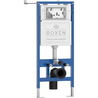 Унитаз подвесной Roxen Vortex в комплекте с инсталляцией StounFix Dual Fresh 6 в 1 968483 (кнопка: брашированное золото) - Изображение №17 — Chaika Market