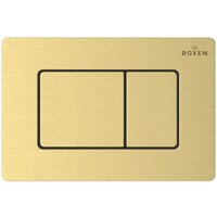 Унитаз подвесной Roxen Vortex в комплекте с инсталляцией StounFix Dual Fresh 6 в 1 968483 (кнопка: брашированное золото) - Изображение №12 — Chaika Market