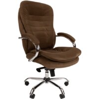 Офисное кресло CHAIRMAN 795 Home T-14 (коричневый) — Chaika Market