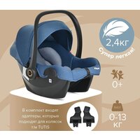 Детское автокресло Pituso Santiso R201 (джинс/светло-серый) - Изображение №10 — Chaika Market