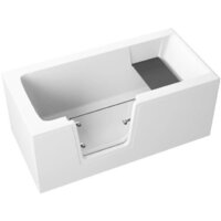 Ванна Polimat Vovo 140x70 00276 (белый) - Изображение №2 — Chaika Market